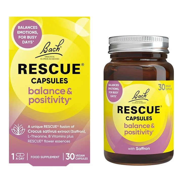 - Car dog seat beltBach RESCUE Balance & Positivity 30 Vegan Capsules