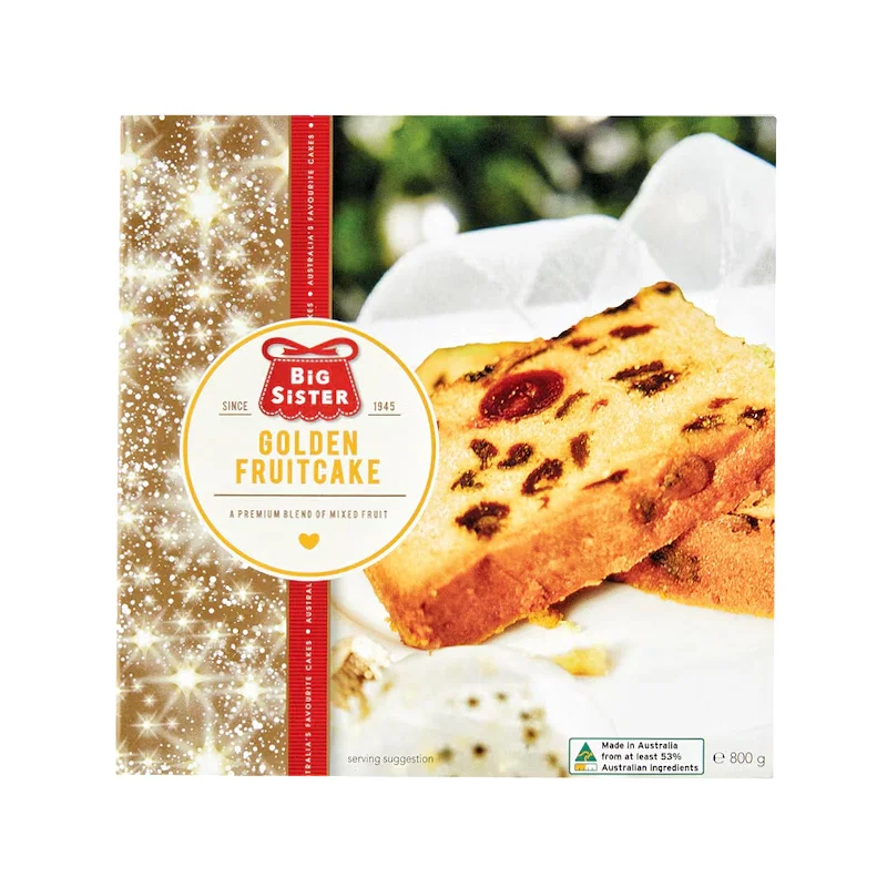 Pet ProductsBig Sister Xmas Golden Fruit Cake 800g