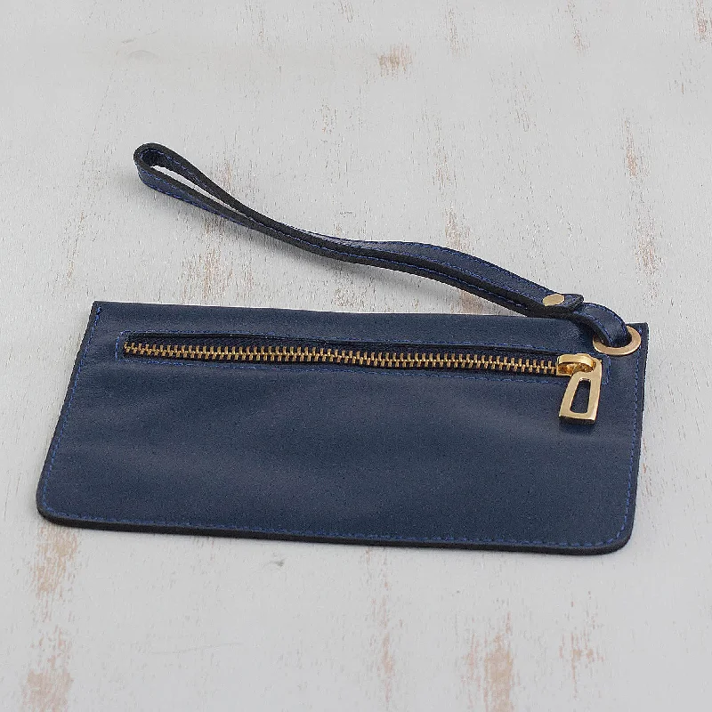 - Pet smart GPS locatorNavy Sophistication Handcrafted Leather Wristlet in Navy from Brazil