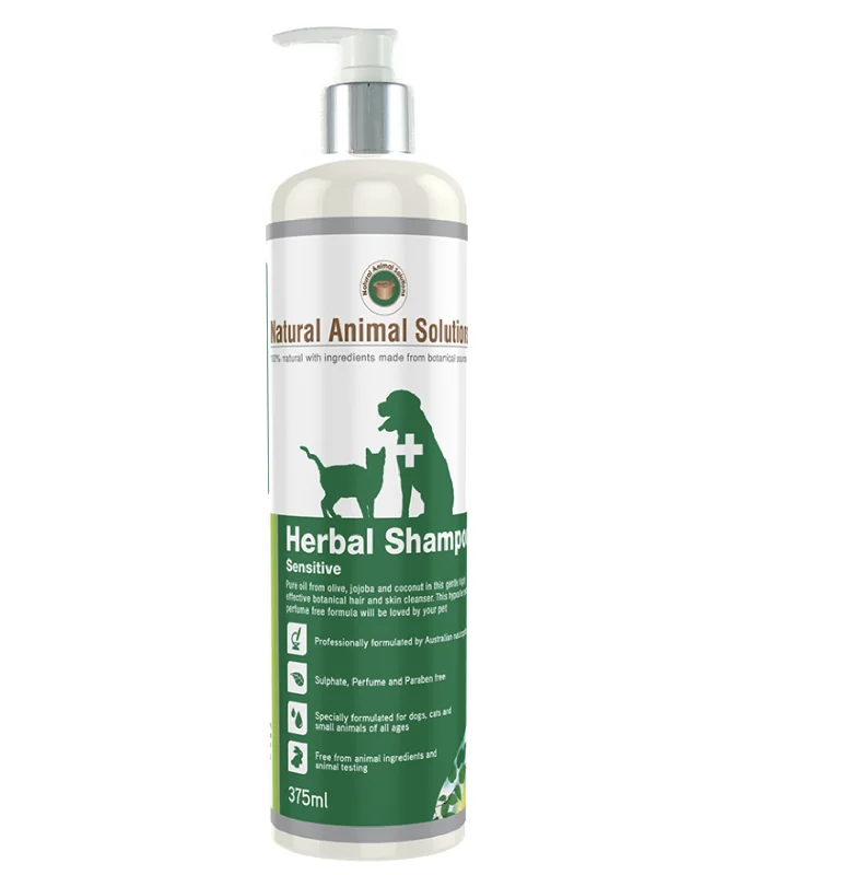 - Dog disposable foam shower gelNAS Herbal Shampoo for Sensitive Skin (375ml)