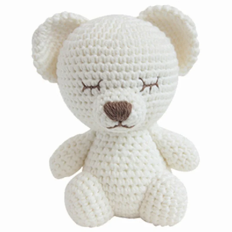 ---BobiCraft Crochet Plush - Lizzie Mini White Softie