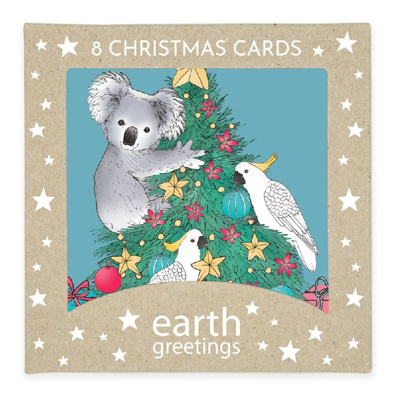 - Foldable and portable cat bagEarth Greetings Australian Christmas Card Pack - Tree Tidings (Box of 8)