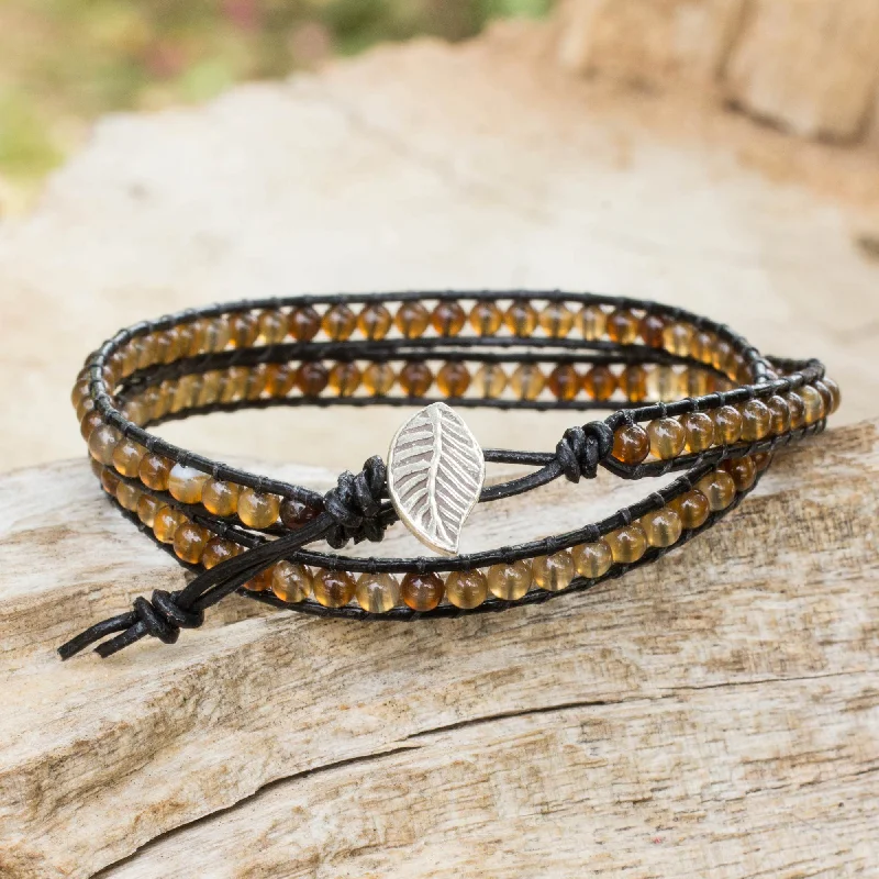 - Pregnant cat delivery room warming boxHill Tribe Sun Handcrafted Thai Black Leather Bracelet with Golden Agate