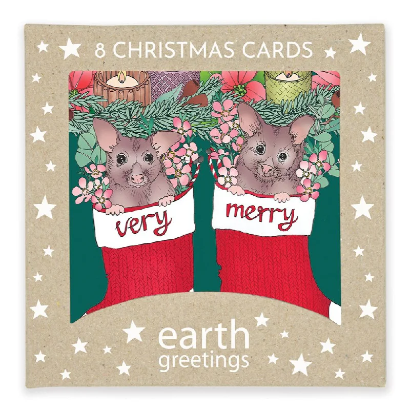 - Automatic induction pet water dispenserEarth Greetings Australian Christmas Card Pack - Merry Possums (Box of 8)