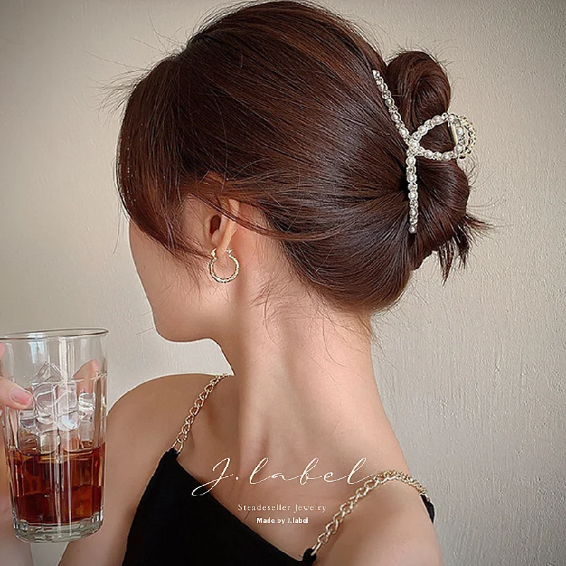 - Climbing pet constant temperature heating pad끌레르 진주 큐빅 집게핀 Claire Pearl zirconia hair clip 3type