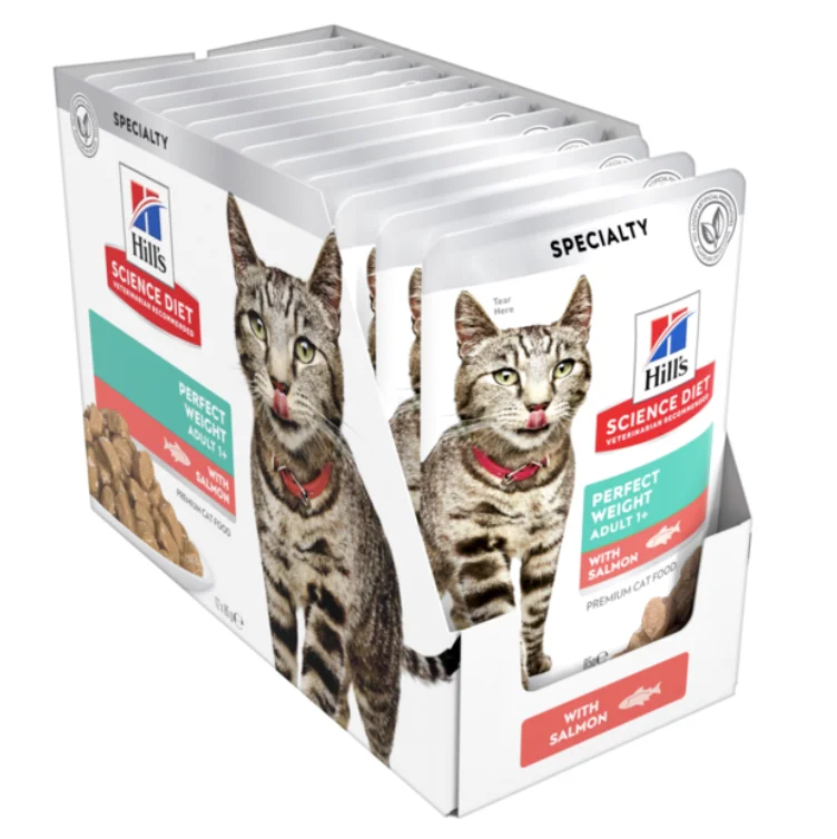  -Anti-scratch sofa protective coverHill's Cat Wet Food - Perfect Weight - Salmon - Box (12 x 85g)