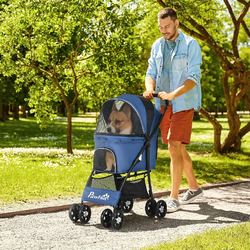  . **Pet clothes are thickened in winter**PawHut Pet Stroller