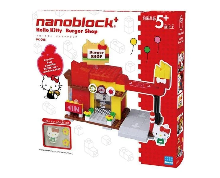 - Cat teasers selectionHello Kitty Burger Shop Nanoblock