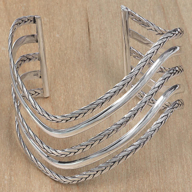 - Winter dog thick down jacketParallel Paths Artisan Crafted Modern Sterling Cuff Bracelet from Bali