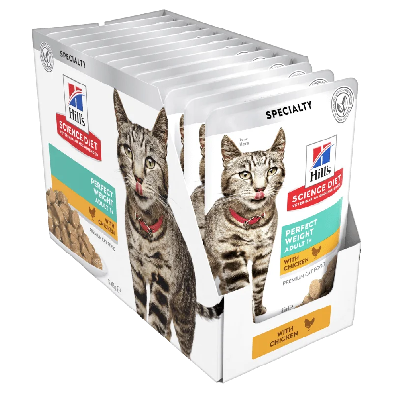 - Organic cotton dog bibsHill's Cat Wet Food - Perfect Weight - Chicken - Box (12 x 85g)