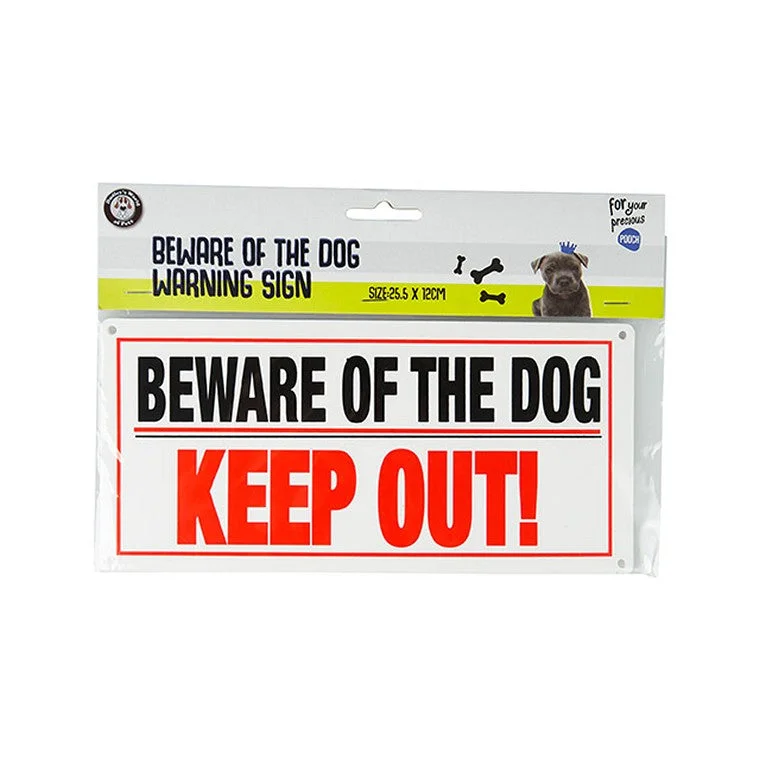 - Parrot climbing and standing wooden frameBeware Of The Dog Warning Sign, 26x12cm