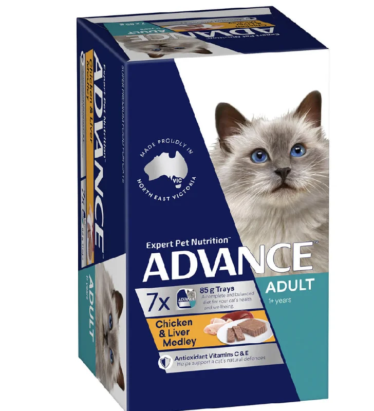 - ​​Christmas pet Christmas clothingAdvance Cat Wet Food - Chicken & Liver Box (7 x 85g)