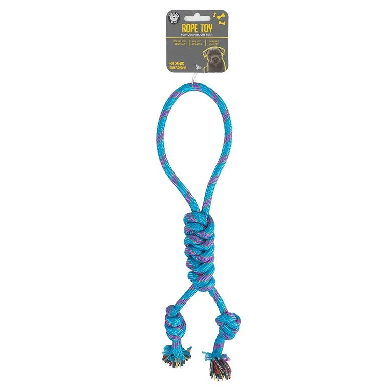 - Parrot climbing and standing wooden frameKnotted Rope w/ Loop, 43cm, 2 Asstd Colours