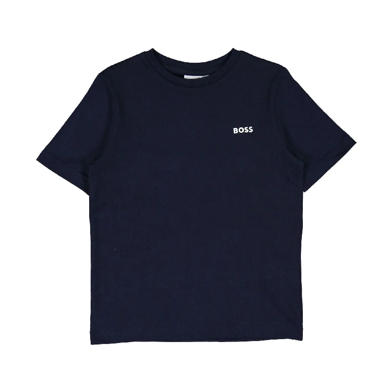 - Winter warm clothes for short-haired dogsHugo Boss Navy Perm Small Logo Tshirt