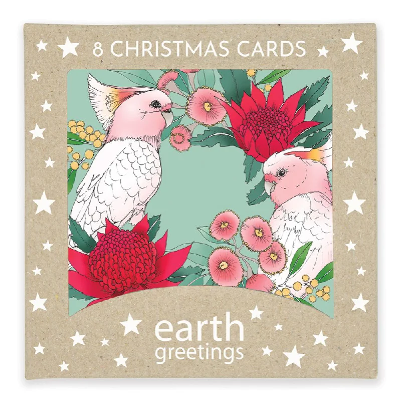 - Cat stress soothing sprayEarth Greetings Australian Christmas Card Pack - Pink Cockatoo Wreath (Box of 8)