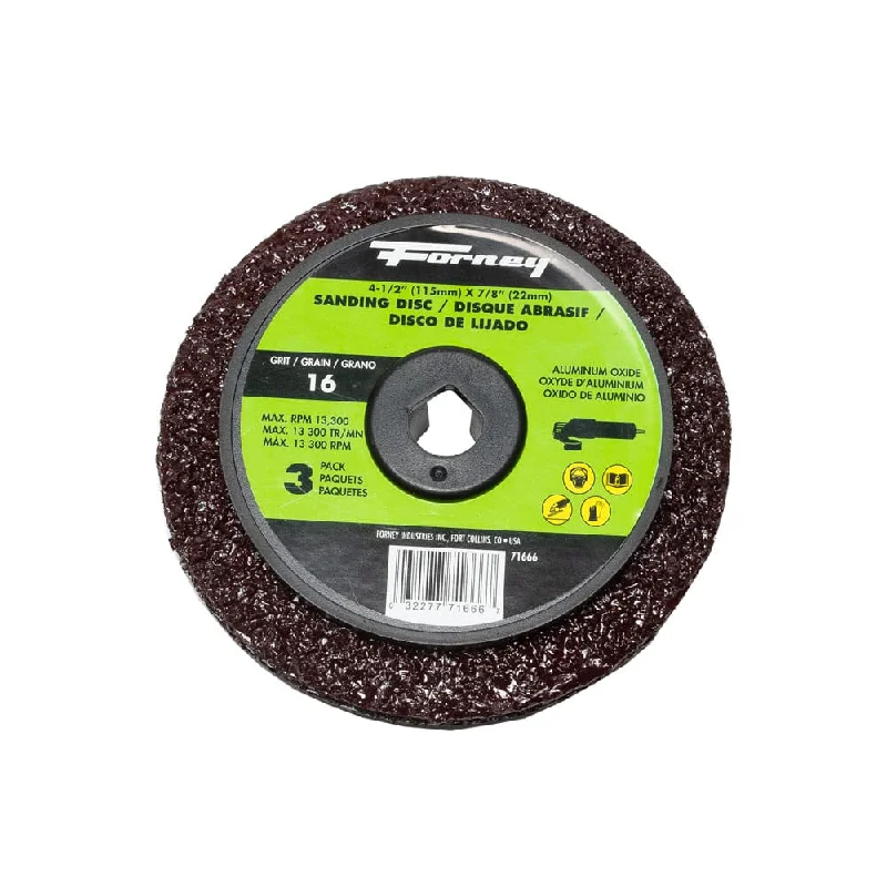 - Degradable pet feces bagResin Fibre Sanding Disc, Aluminum Oxide, 4-1/2 in x 7/8 in Arbor, 16 Grit