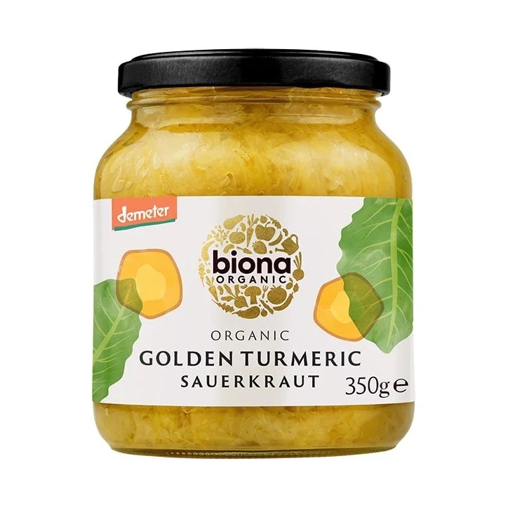 - Pet stroller can be taken on the planeBiona Sauerkraut Golden Turmeric Organic/ Demeter 350g