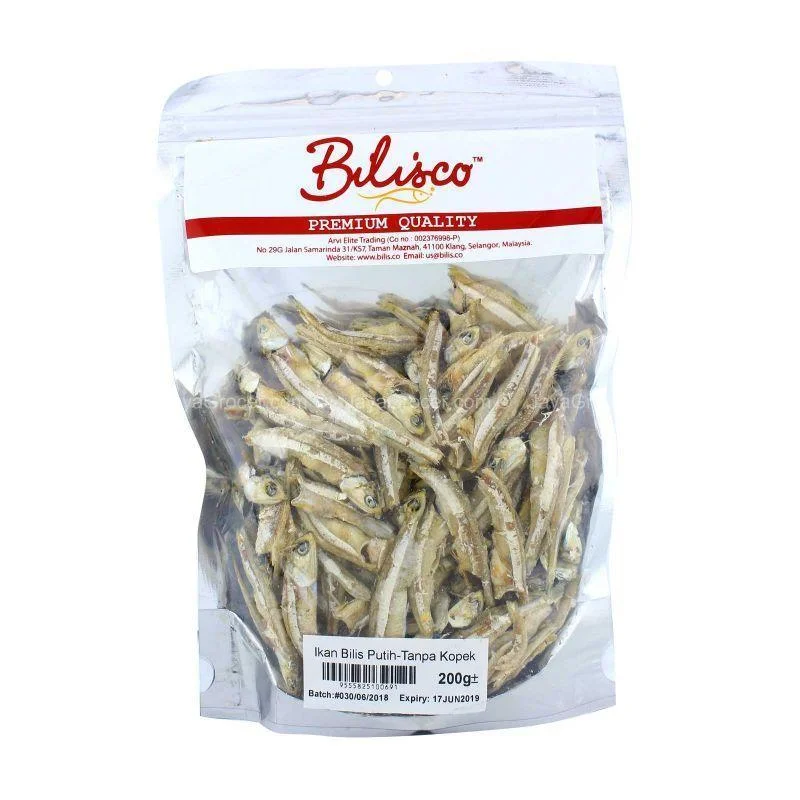 - Remote interactive pet feederBilisco White Anchovies (Ikan Bilis Putih) 200g