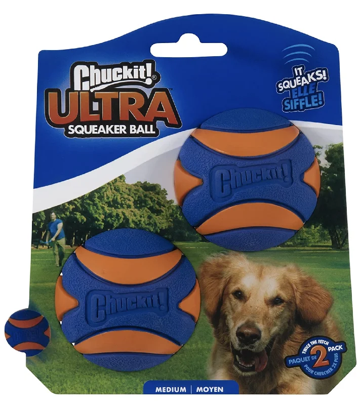 - Dog heart rate monitoring collarChuckit! Ultra Squeaker Ball - Medium (2 pack)