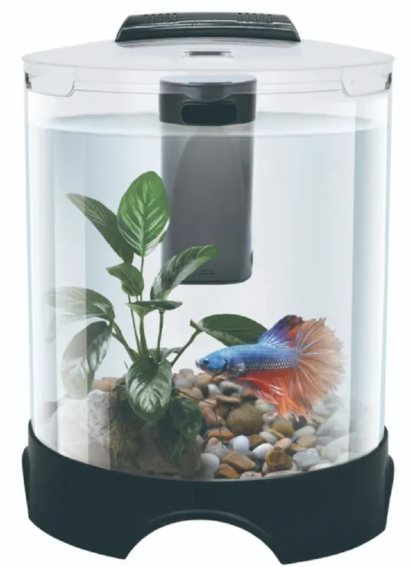  -Anti-scratch scratching board AND cat bed in onePisces Aquatics Desktop Betta Tank Round