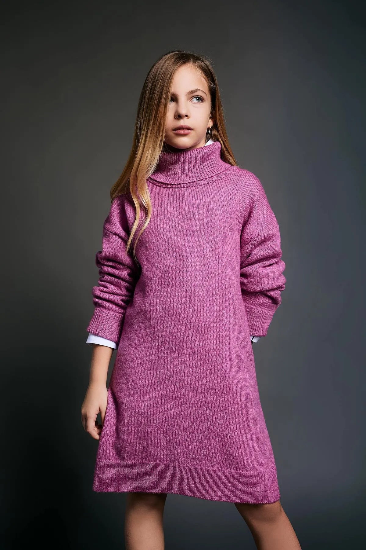 - Pet smart GPS locatorDefacto Girl's Pink Turtleneck Long Sleeve Knitwear Dress