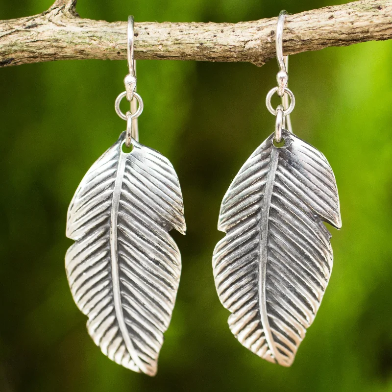 - Air box TSA certified check-inTropical Leaves Sterling Silver Thai Tropical Leaf Earrings Handmade Jewelry