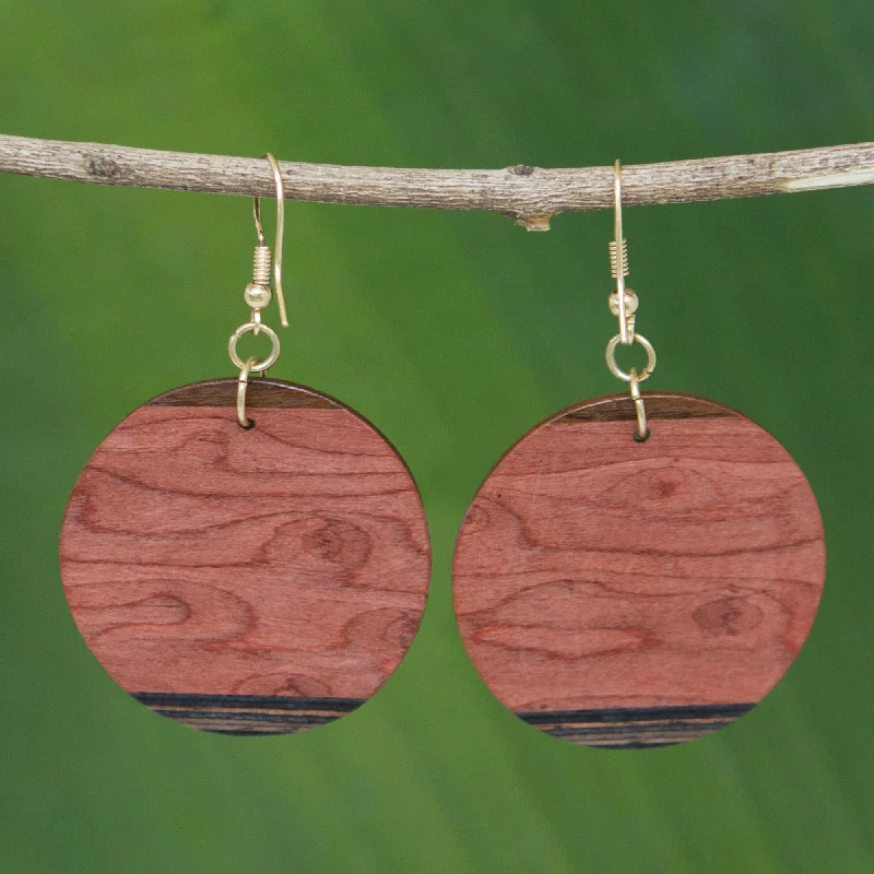 - Climbing pet constant temperature heating padCircle of Nature Mahogany and Imbuia Wood Round Dangle Earrings from Brazil