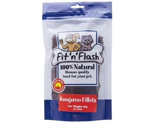 - Postoperative pet anti-licking Elizabethan collarFit N Flash Kangaroo Fillets (120g)