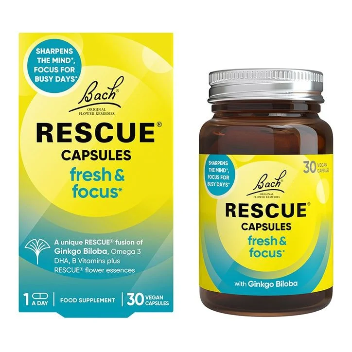 - Degradable pet feces bagBach RESCUE Fresh & Focus 30 Capsules