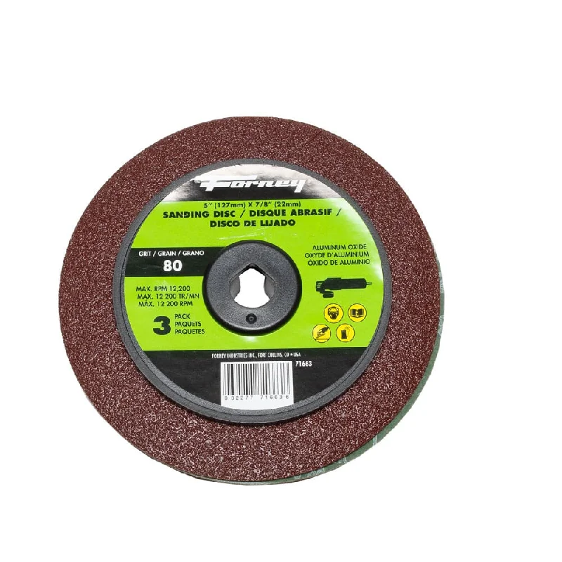 - ​​Christmas pet Christmas clothingResin Fibre Sanding Disc, Aluminum Oxide, 5 in x 7/8 in Arbor, 80 Grit