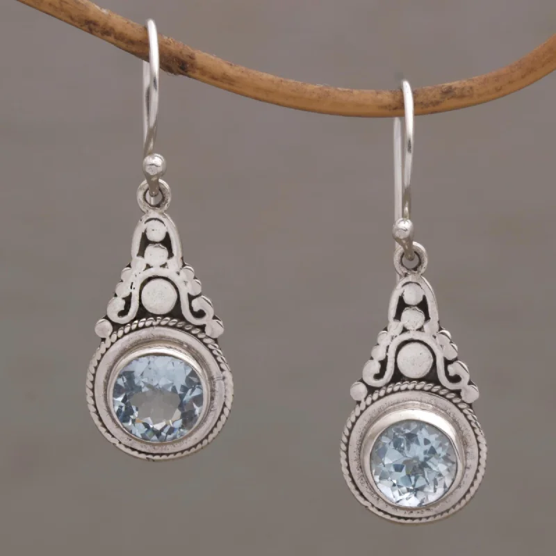 - Winter warm clothes for short-haired dogsCelestial Crowns Fair Trade Blue Topaz and Silver Earrings from Bali