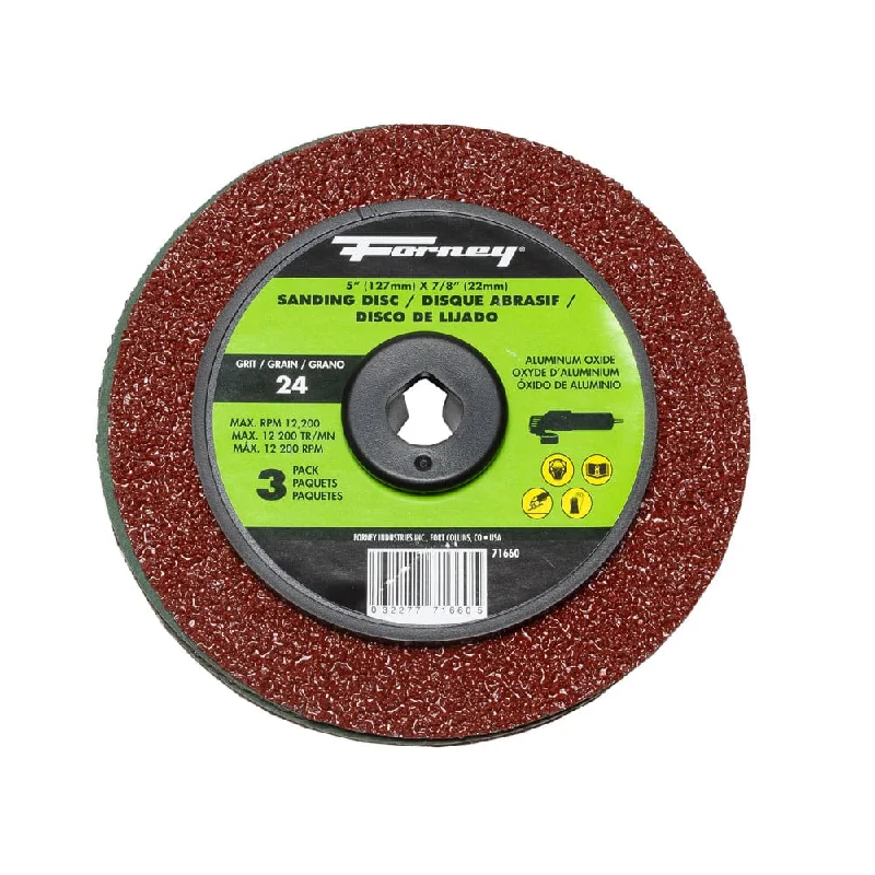  -Explosion-proof leash FOR LARGE dogsResin Fibre Sanding Disc, Aluminum Oxide, 5 in x 7/8 in Arbor, 24 Grit