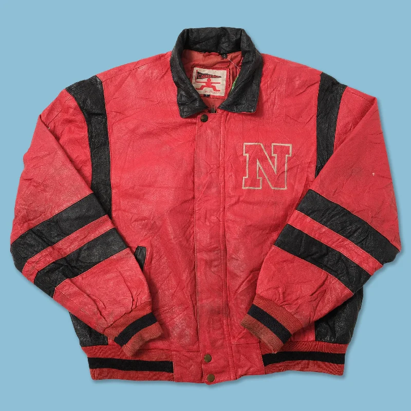 - Summer pet ice matVintage Nebraska Huskers Leather Jacket Large