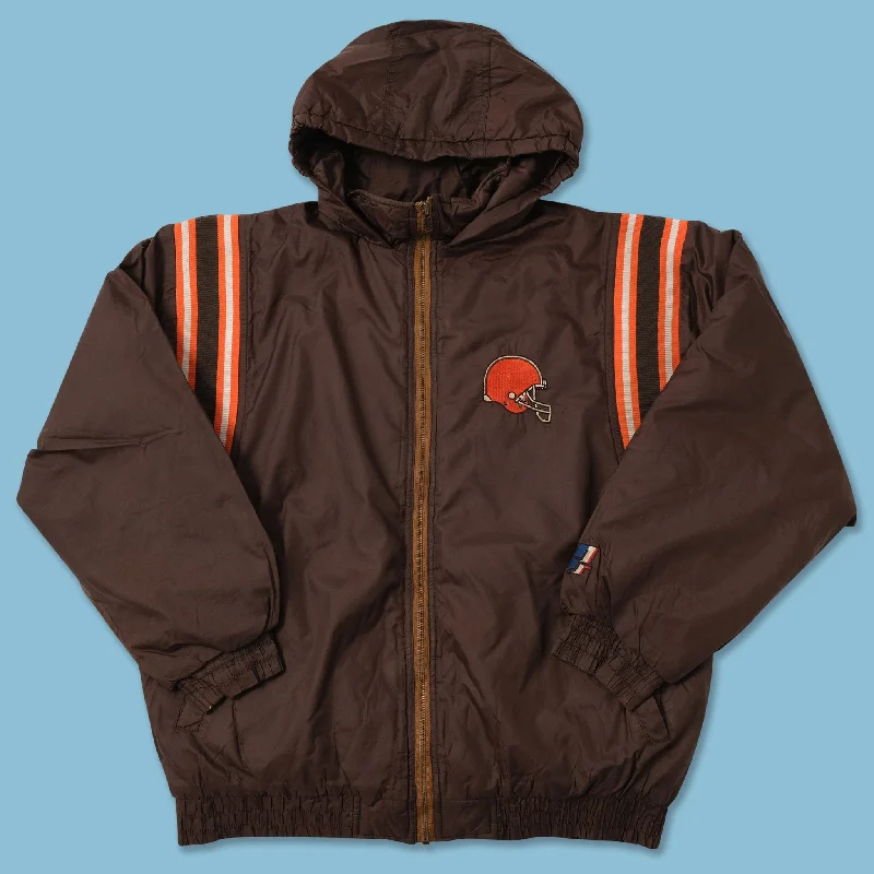 - Remote interactive pet feederVintage Cleveland Browns Padded Jacket Small