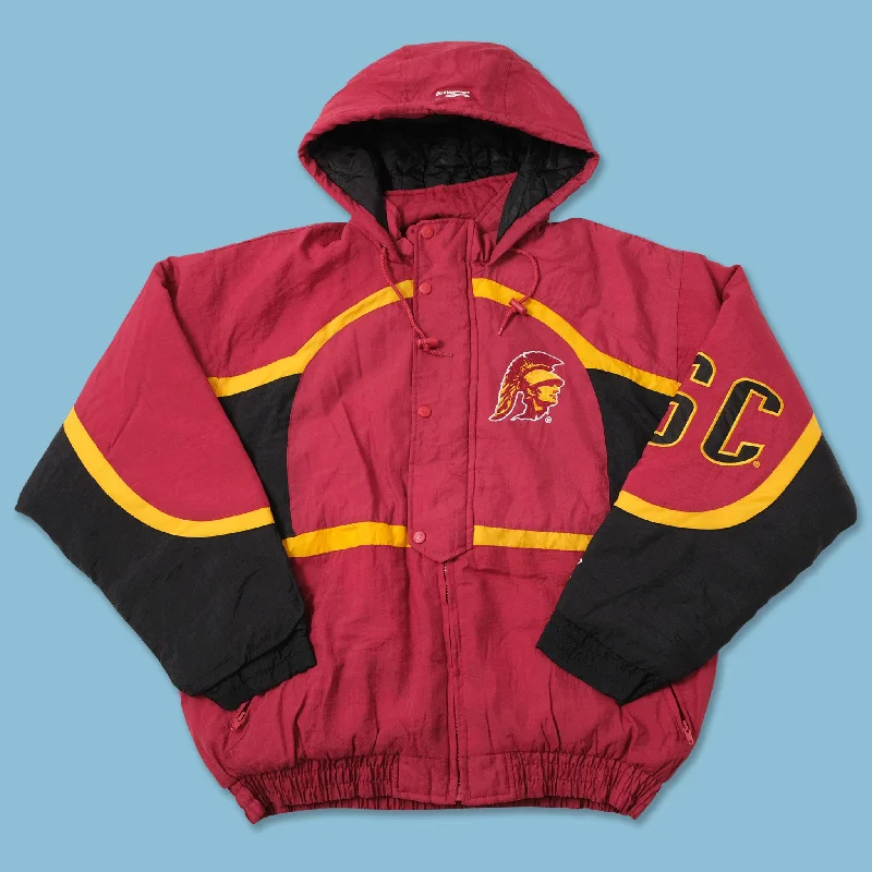 - Winter warm clothes for short-haired dogsVintage USC Trojans Padded Jacket Large