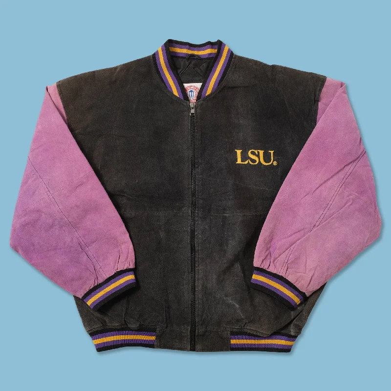 - Pregnant cat delivery room warming boxVintage LSU Suede Leather Jacket Large