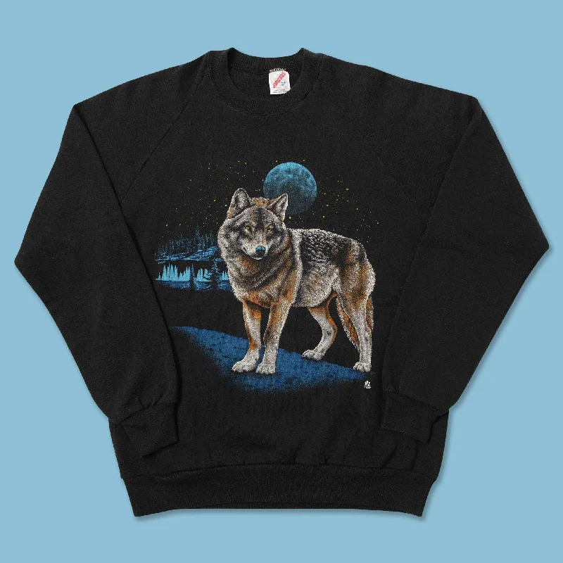 - ​​Christmas pet Christmas clothingVintage Wolf Sweater Small