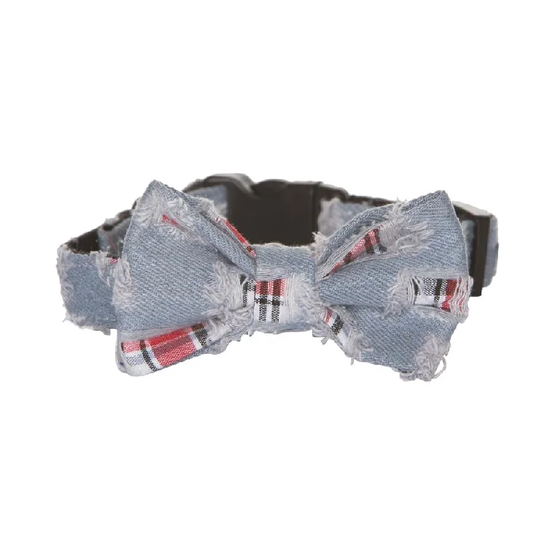 - Pet vitamin complex nutrition tabletsHamish McBeth Bowtie Dog Collar - Denim