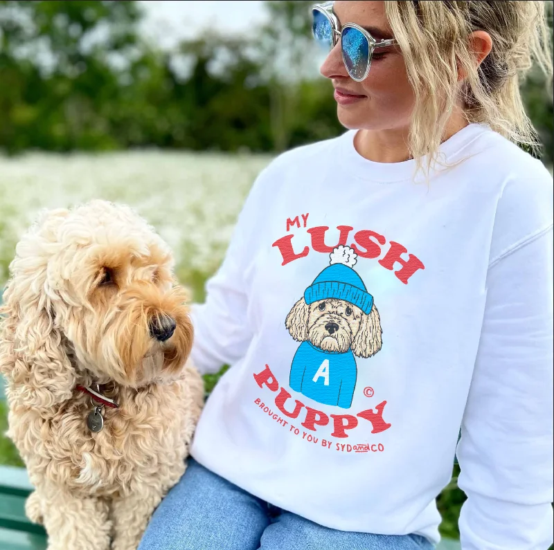 - Pet smart GPS locatorMy Lush Puppy Personalised sweatshirt