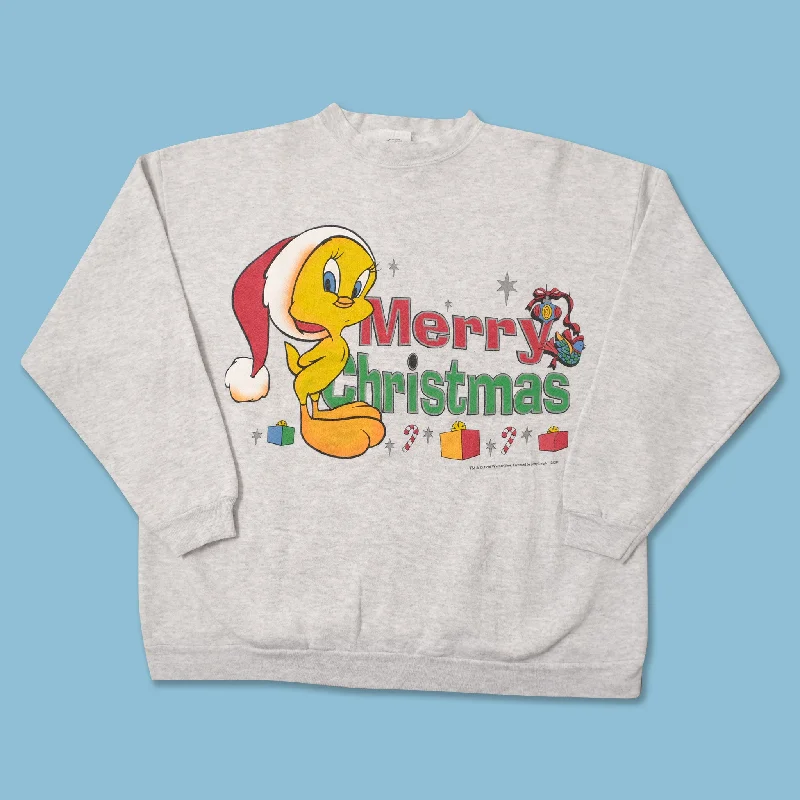 - Winter warm clothes for short-haired dogsVintage Tweety Christmas Sweater XLarge