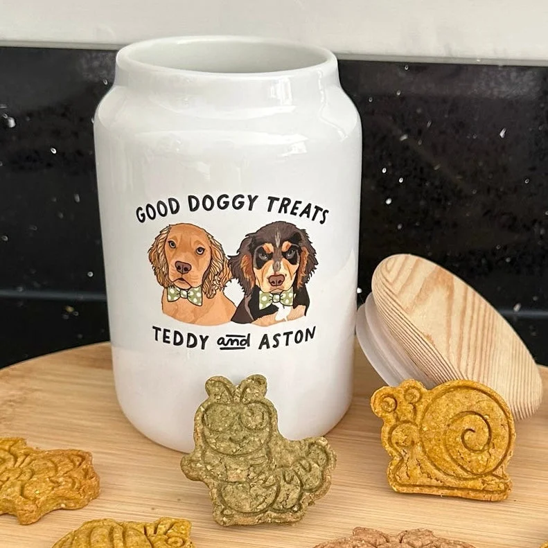 ---Personalised Good Dog Treat Jar