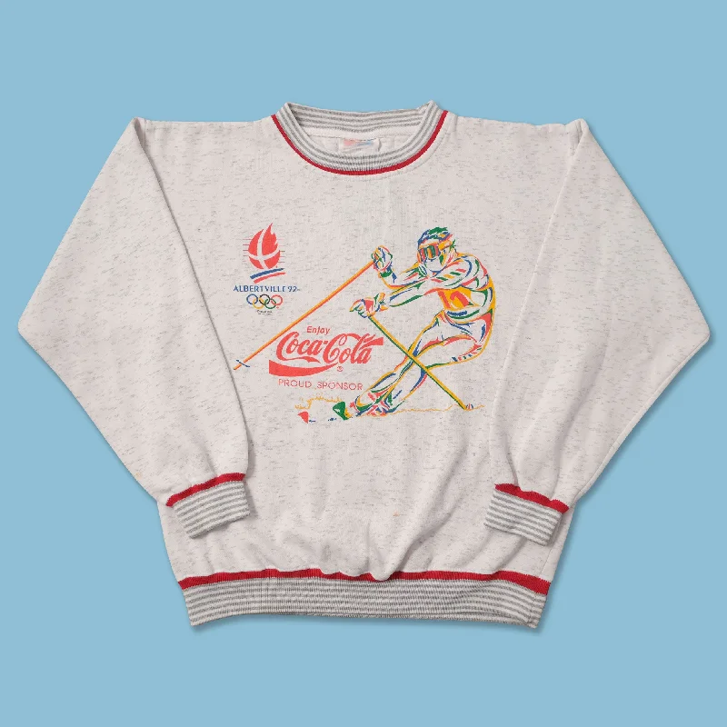 - Winter warm clothes for short-haired dogs1992 Albertville Olympics Coca Cola Sweater Small