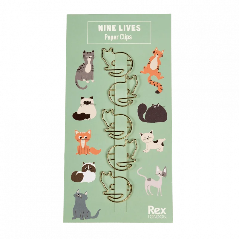    - Cat food nutritional analysis  Nine Lives Cat Paper Clips