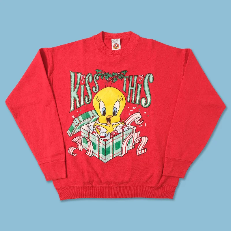 - Custom pet birthday cakeVintage Tweety Christmas Sweater Large