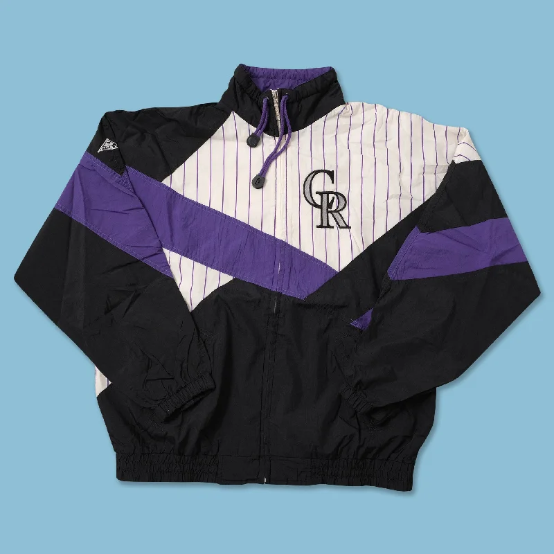 - Foldable and portable cat bagVintage Colorado Rockies Track Jacket Large