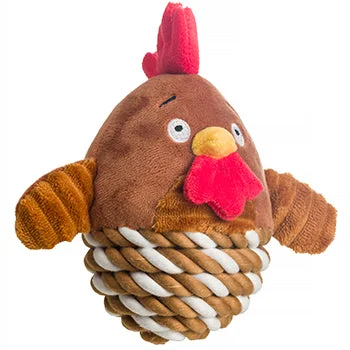 ---Chicken rope ball