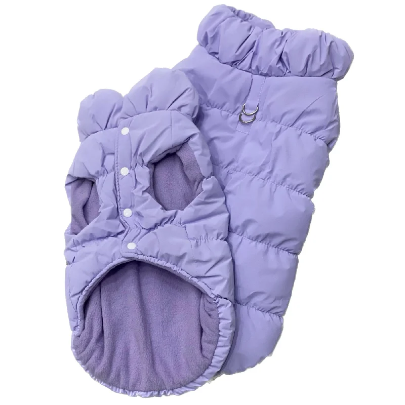  -Anti-slip claw protection raincoat FOR dogsDog puffer jacket, warm winter coat