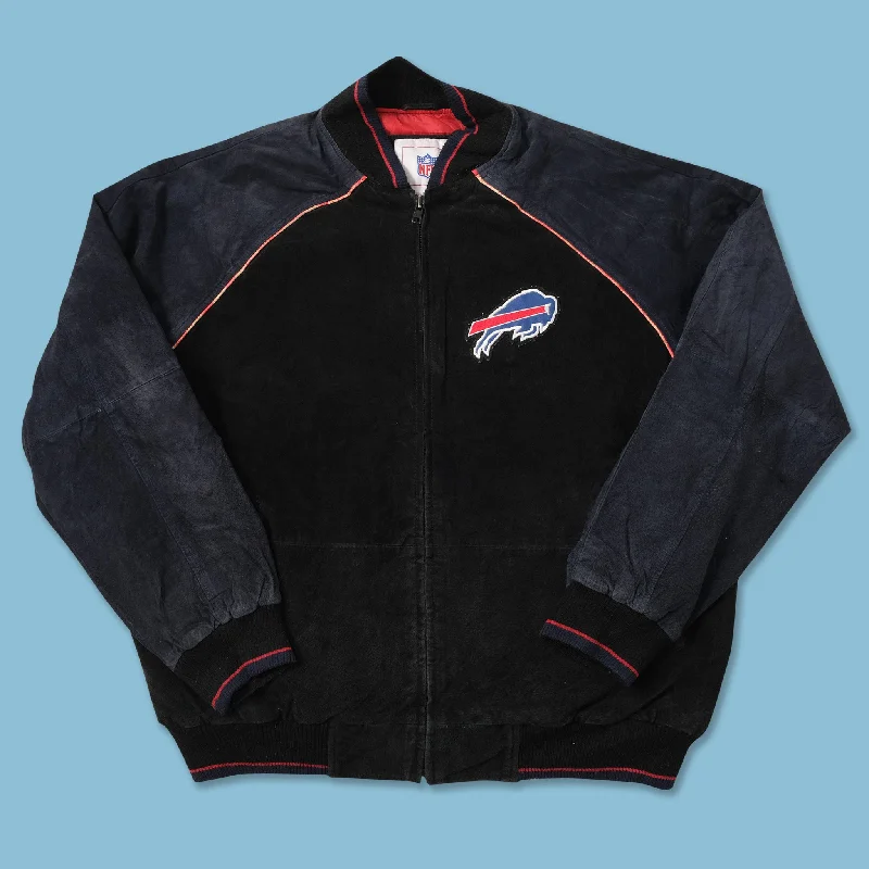 - ​​Pet toys under    yuanVintage Buffalo Bills Suede Leather Jacket XLarge