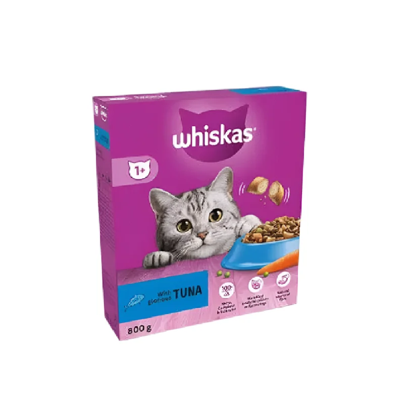    - Cat food for immune system support  WHISKAS CAT FOOD TUNA 1+MONTH 800 GM