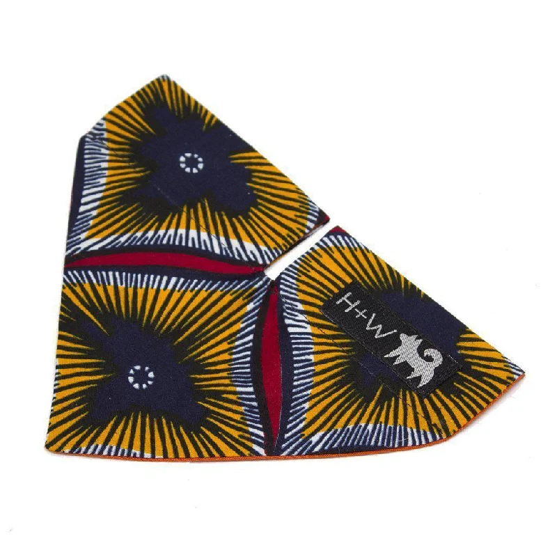 - Organic cotton dog bibsHiro + Wolf Faithfulness Bandana